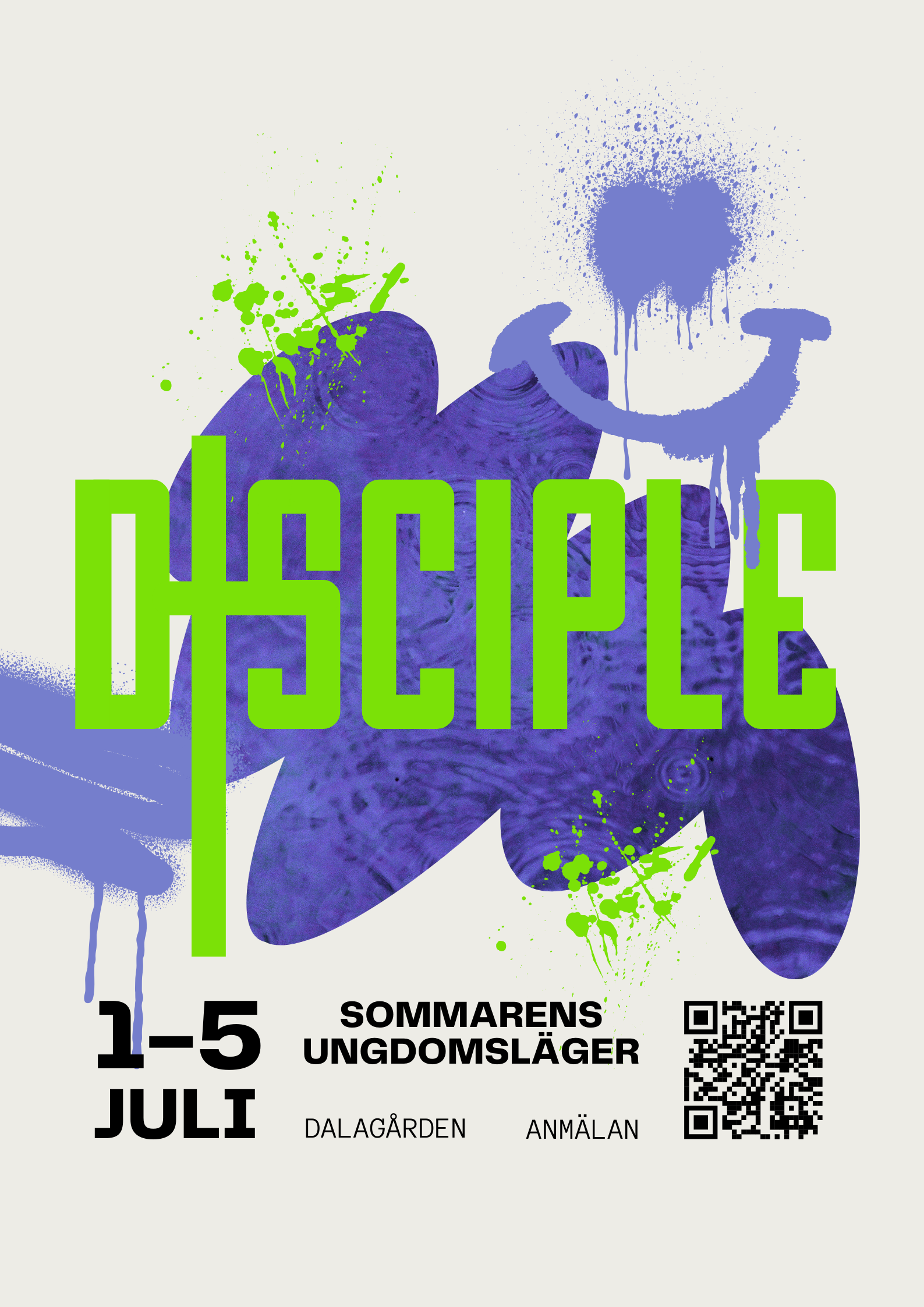 Disciple(lärljunge) - Sommarens ungdomsläger på Dalagården 1-5 juni 2025 - Anmälan